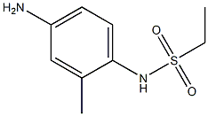 N-(4-amino-2-methylphenyl)ethanesulfonamide 结构式