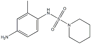 N-(4-amino-2-methylphenyl)piperidine-1-sulfonamide 化学構造式