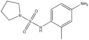 N-(4-amino-2-methylphenyl)pyrrolidine-1-sulfonamide Structure