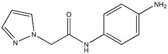 N-(4-aminophenyl)-2-(1H-pyrazol-1-yl)acetamide Structure