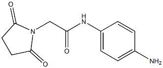 N-(4-aminophenyl)-2-(2,5-dioxopyrrolidin-1-yl)acetamide 结构式