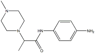 N-(4-aminophenyl)-2-(4-methylpiperazin-1-yl)propanamide Structure