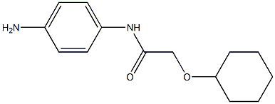 N-(4-aminophenyl)-2-(cyclohexyloxy)acetamide Structure