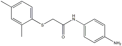  N-(4-aminophenyl)-2-[(2,4-dimethylphenyl)sulfanyl]acetamide