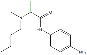 N-(4-aminophenyl)-2-[butyl(methyl)amino]propanamide Structure