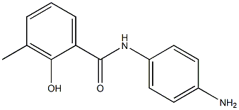 N-(4-aminophenyl)-2-hydroxy-3-methylbenzamide Structure