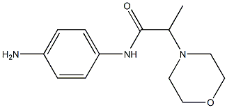 N-(4-aminophenyl)-2-morpholin-4-ylpropanamide