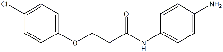 N-(4-aminophenyl)-3-(4-chlorophenoxy)propanamide Struktur
