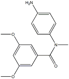 N-(4-aminophenyl)-3,5-dimethoxy-N-methylbenzamide Structure