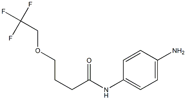 N-(4-aminophenyl)-4-(2,2,2-trifluoroethoxy)butanamide Struktur