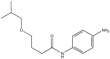 N-(4-aminophenyl)-4-(2-methylpropoxy)butanamide Structure