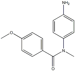 N-(4-aminophenyl)-4-methoxy-N-methylbenzamide Struktur