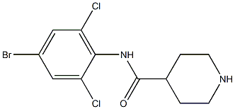 N-(4-bromo-2,6-dichlorophenyl)piperidine-4-carboxamide Structure