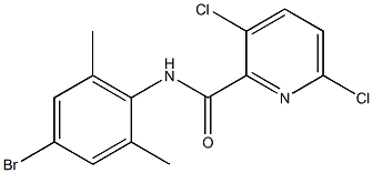 N-(4-bromo-2,6-dimethylphenyl)-3,6-dichloropyridine-2-carboxamide 结构式