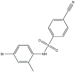 N-(4-bromo-2-methylphenyl)-4-cyanobenzene-1-sulfonamide