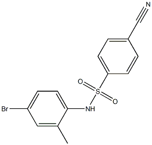 N-(4-bromo-2-methylphenyl)-4-cyanobenzene-1-sulfonamide|