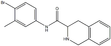 N-(4-bromo-3-methylphenyl)-1,2,3,4-tetrahydroisoquinoline-3-carboxamide Structure