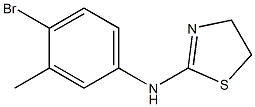 N-(4-bromo-3-methylphenyl)-4,5-dihydro-1,3-thiazol-2-amine Structure