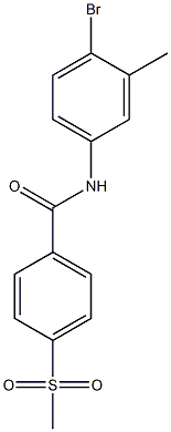  N-(4-bromo-3-methylphenyl)-4-methanesulfonylbenzamide