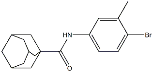  N-(4-bromo-3-methylphenyl)adamantane-1-carboxamide