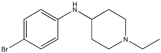 N-(4-bromophenyl)-1-ethylpiperidin-4-amine Struktur