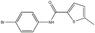 N-(4-bromophenyl)-5-methylthiophene-2-carboxamide Structure