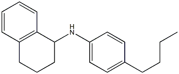 N-(4-butylphenyl)-1,2,3,4-tetrahydronaphthalen-1-amine Structure