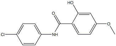 N-(4-chlorophenyl)-2-hydroxy-4-methoxybenzamide Structure