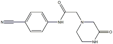 N-(4-cyanophenyl)-2-(3-oxopiperazin-1-yl)acetamide