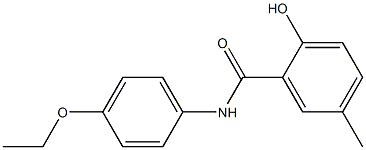 N-(4-ethoxyphenyl)-2-hydroxy-5-methylbenzamide Structure