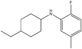 N-(4-ethylcyclohexyl)-2-fluoro-5-methylaniline Structure