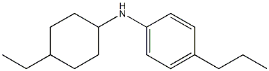 N-(4-ethylcyclohexyl)-4-propylaniline Structure