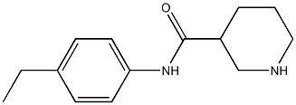 N-(4-ethylphenyl)piperidine-3-carboxamide Struktur