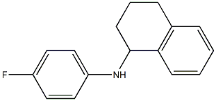 N-(4-fluorophenyl)-1,2,3,4-tetrahydronaphthalen-1-amine Struktur