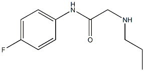 N-(4-fluorophenyl)-2-(propylamino)acetamide Structure