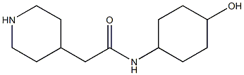  N-(4-hydroxycyclohexyl)-2-piperidin-4-ylacetamide