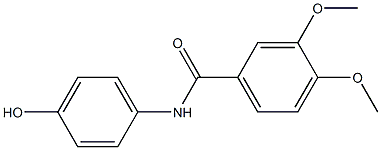 N-(4-hydroxyphenyl)-3,4-dimethoxybenzamide Structure