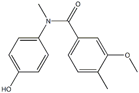 N-(4-hydroxyphenyl)-3-methoxy-N,4-dimethylbenzamide 结构式