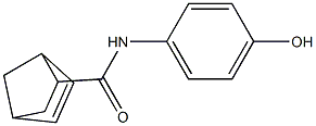 N-(4-hydroxyphenyl)bicyclo[2.2.1]hept-5-ene-2-carboxamide Structure