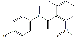 N-(4-hydroxyphenyl)-N,2-dimethyl-6-nitrobenzamide Structure