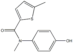 N-(4-hydroxyphenyl)-N,5-dimethylthiophene-2-carboxamide Structure