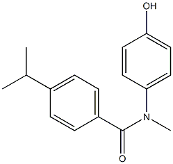 N-(4-hydroxyphenyl)-N-methyl-4-(propan-2-yl)benzamide Structure