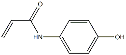 N-(4-hydroxyphenyl)prop-2-enamide 结构式