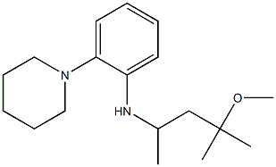 N-(4-methoxy-4-methylpentan-2-yl)-2-(piperidin-1-yl)aniline