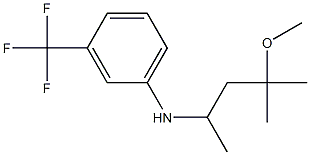 N-(4-methoxy-4-methylpentan-2-yl)-3-(trifluoromethyl)aniline Structure