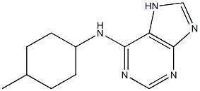 N-(4-methylcyclohexyl)-7H-purin-6-amine Structure