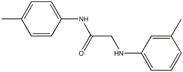 N-(4-methylphenyl)-2-[(3-methylphenyl)amino]acetamide Structure