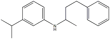 N-(4-phenylbutan-2-yl)-3-(propan-2-yl)aniline Structure