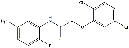 N-(5-amino-2-fluorophenyl)-2-(2,5-dichlorophenoxy)acetamide Structure