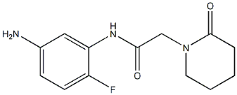 N-(5-amino-2-fluorophenyl)-2-(2-oxopiperidin-1-yl)acetamide
